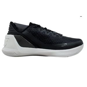 UNDER ARMOUR Men's Curry 3 Low Basketball Shoe Black White Size 9